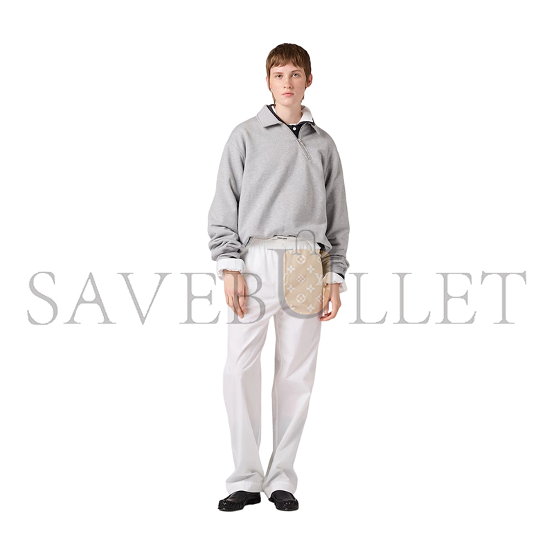 M1v M1v zippered cotton fleece jacket mjla04